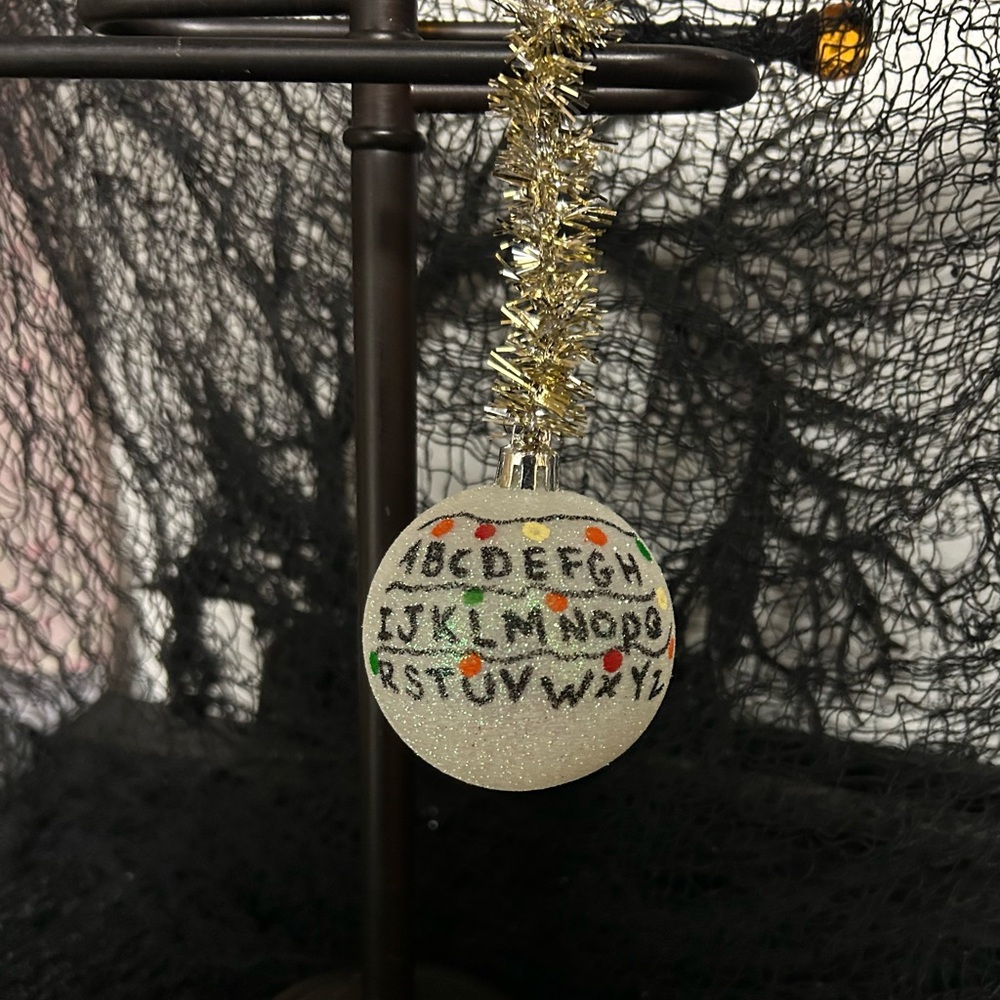 Handmade Stranger Things inspired ornament!